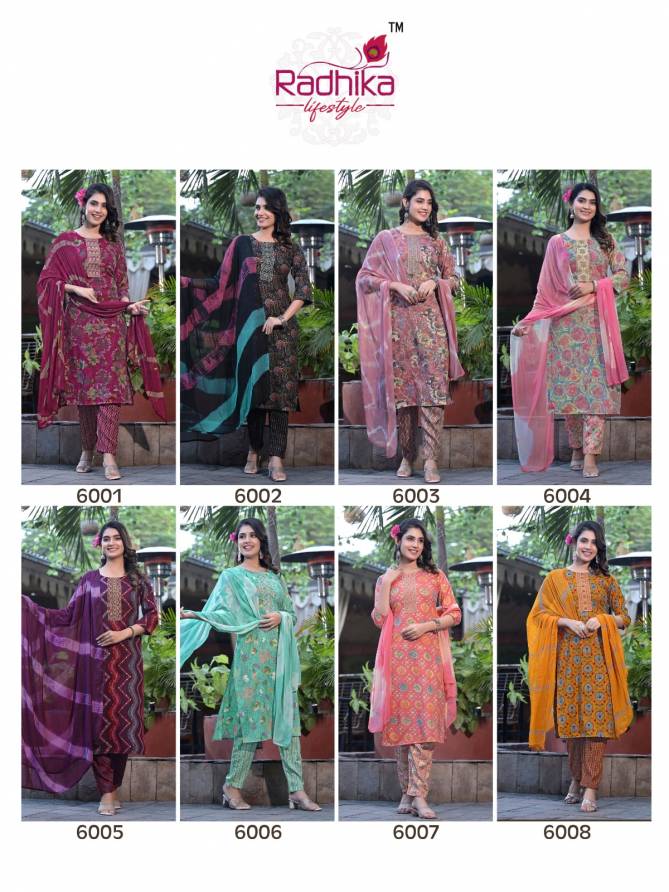 Seerat Vol 6 By Radhika Designer Readymade Suits Catalog
